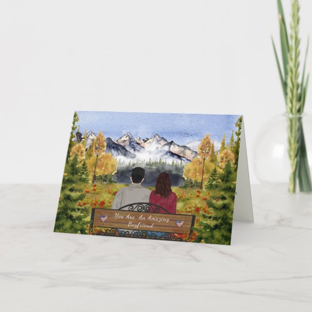 Painted Letters From Home, Boyfriend In Bootcamp Card (Front)