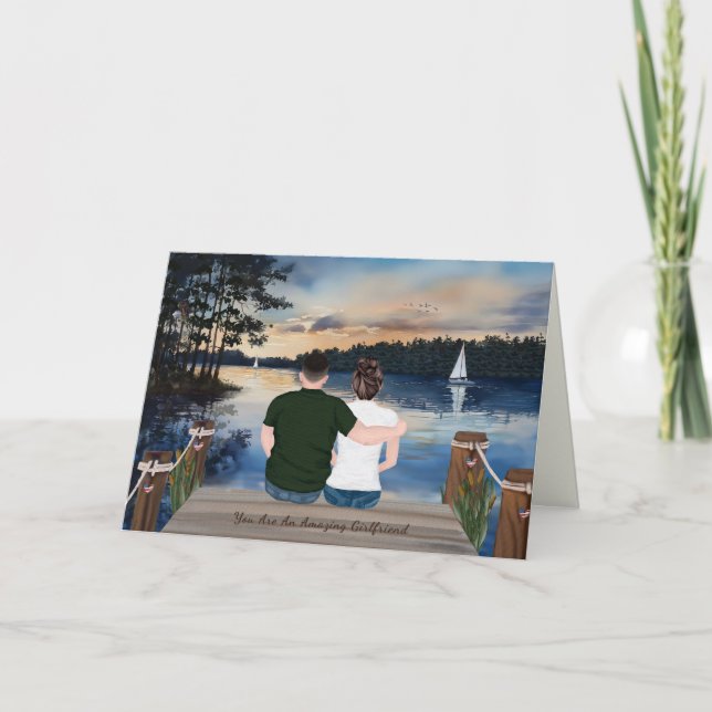 Painted Letters From Home, Girlfriend In Bootcamp Card (Front)