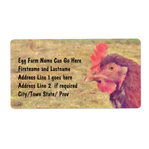Painted Little Red Hen