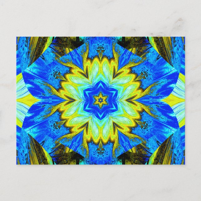 PAINTED LOTUS 3 POSTCARD (Front)