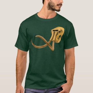 Painted Mammoth Fossil Skull T-Shirt