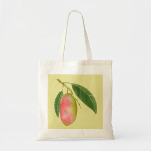 Painted mango and tangerine  tote bag