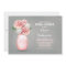 Painted mason jar rustic bridal shower invitations