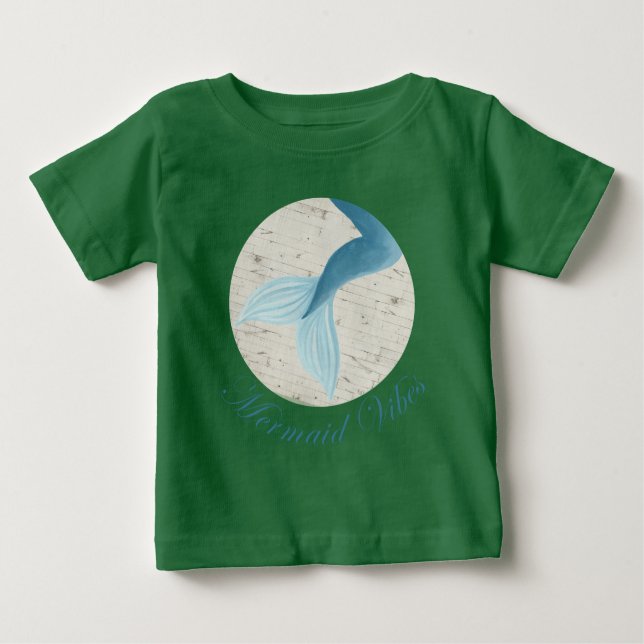 Painted Mermaid Collection Baby T-Shirt (Front)