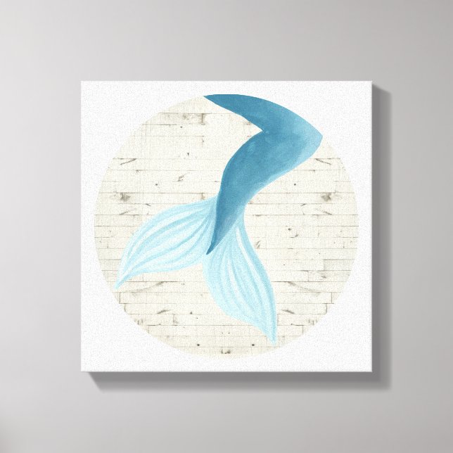 Painted Mermaid Collection Canvas Print (Front)