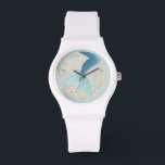 Painted Mermaid Collection Watch<br><div class="desc">A mermaid's prime feature, their tail! A cool piece of pop art starring this fantasy mythical feature on a simple background. A rich blue mermaid tail, designed by June Erica Vess. Something to bring the magic of the ocean to life in your home with this visually stunning work. June Erica...</div>