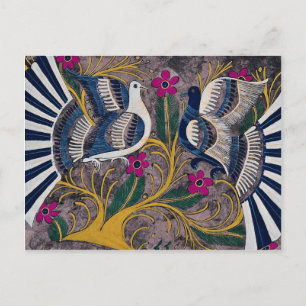 Painted Mexican design, Cuernavaca, Mexico Postcard