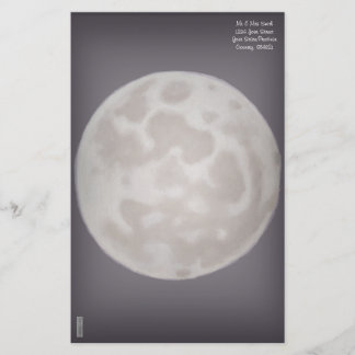 Painted Moon Stationery