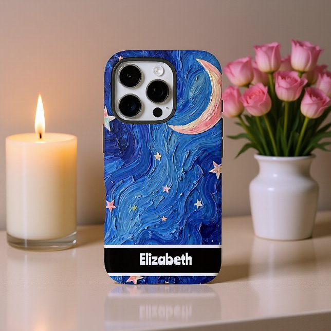 Painted Moonlight Starry Phone Cover (Creator Uploaded)