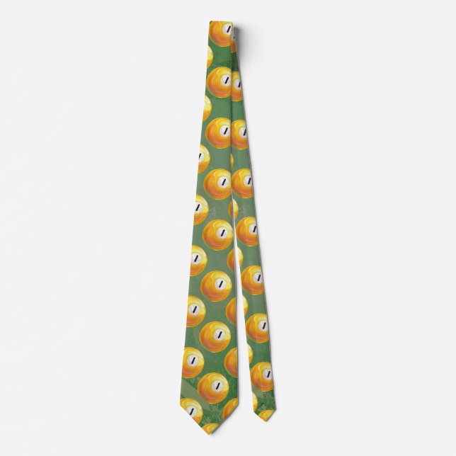 Painted One Ball Pattens Tie (Front)