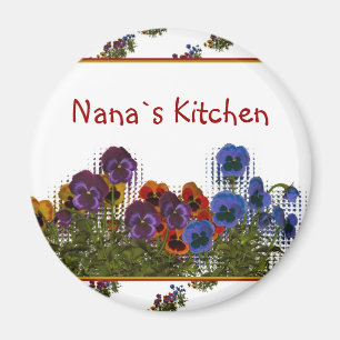 Painted Painsies Magnet