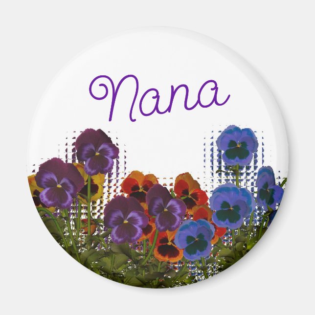 Painted Painsies Magnet (Front)