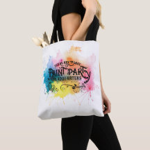 Painted Paint Party Headquarters Tote