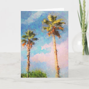Painted Palms Card