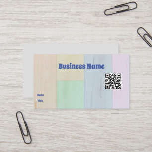 Painted panels business card