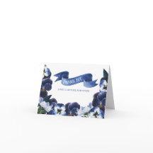 Painted Pansies Thank You