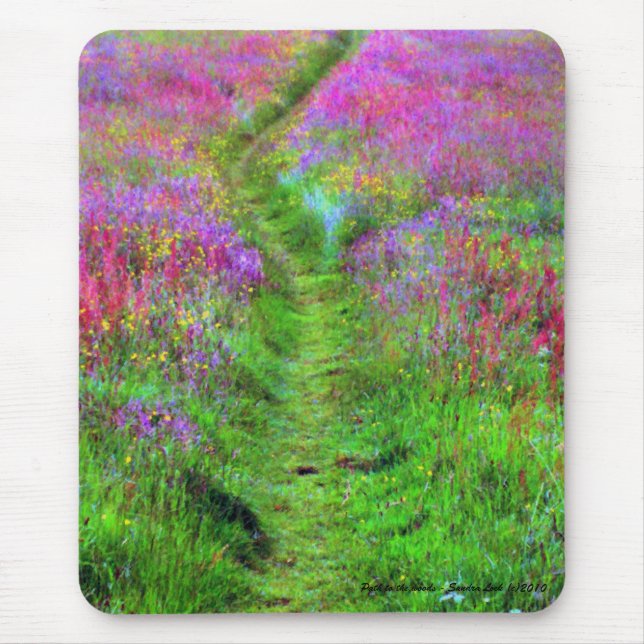 Painted Path to the Woods Mouse Pad (Front)
