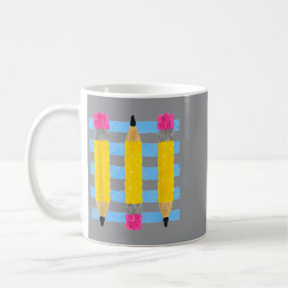 Painted Pencil Trio Back To School Teacher Boys Coffee Mug