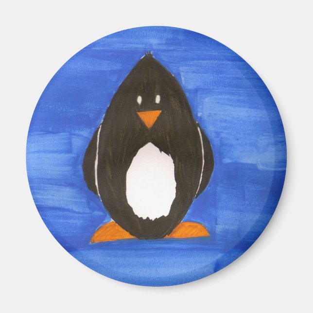 Painted Penguin magnet (Front)