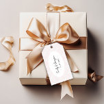 Painted Pink Checkerboard Pattern Wedding Gift Tags<br><div class="desc">Create personalized tags to decorate wedding favors. These tags are ready to be personalized with a name and date in black lettering inside of white oval-shaped frame. The oval is set against a pink and white checkerboard pattern featuring pretty pink painted squares. The tags have a coordinating pink back.</div>