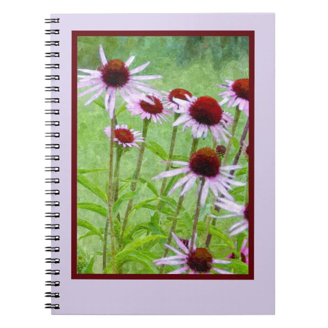 painted pink daisies notebook (Front)