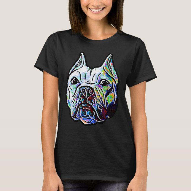 Painted Pitbull 2 T-Shirt (Front)