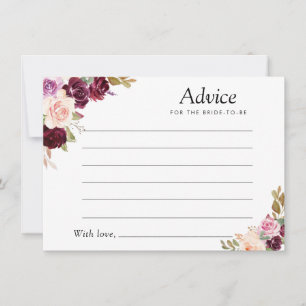 painted plum purple & peach floral advice