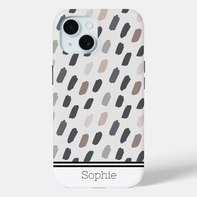 Painted Pluses Custom Case-Mate iPhone Case (Back)