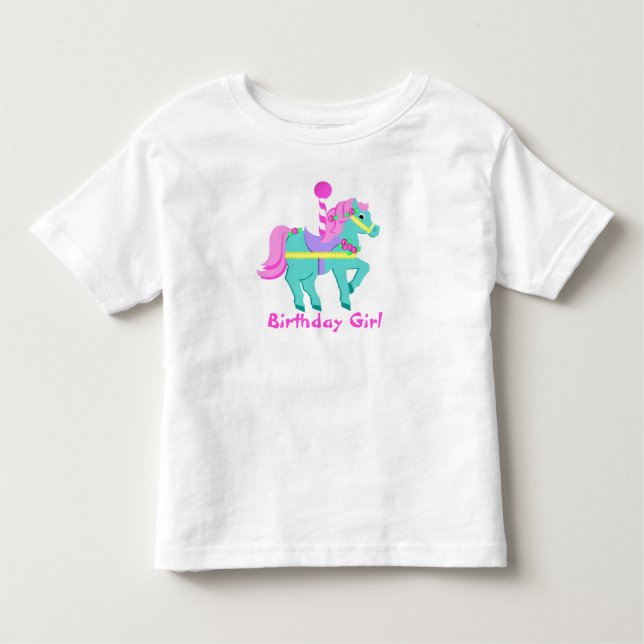 Painted Pony/ Birthday Toddler T-Shirt (Front)