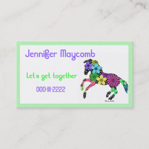 Painted Pony Calling Card