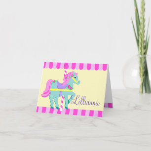 Painted Pony Personalised Note Card