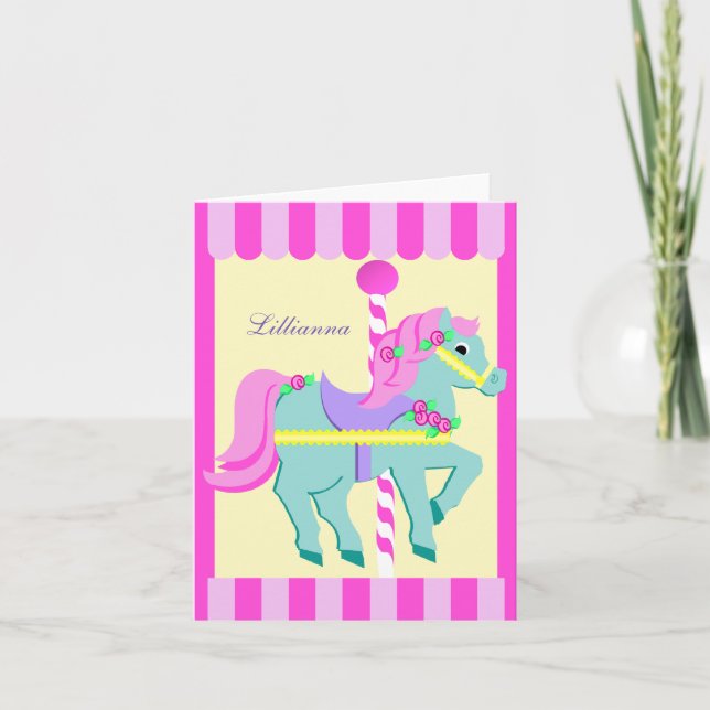 Painted Pony Thank You Card (Front)