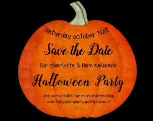 Halloween Save The Date Cards Zazzle Nz