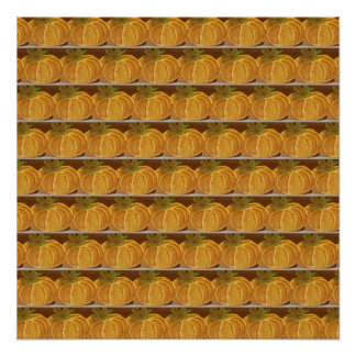 Painted Pumpkin Patterns Poster