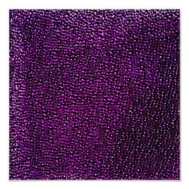 Painted purple gems photo print (Front)