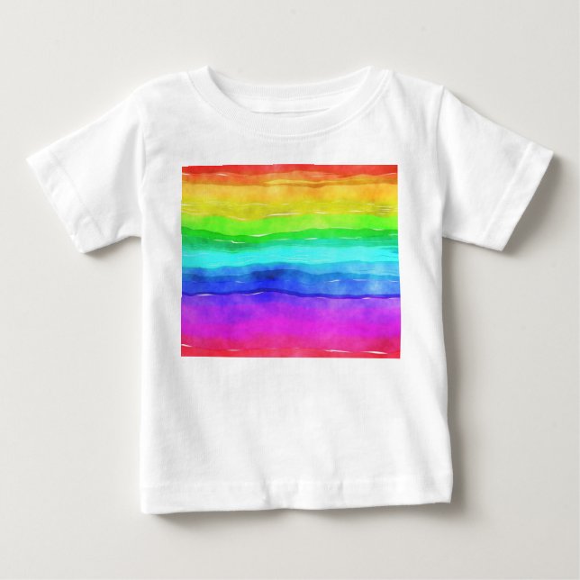 Painted Rainbow Baby T-Shirt (Front)