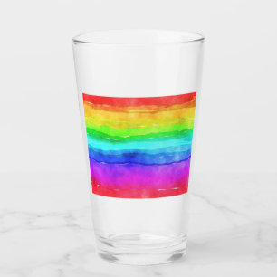 Painted Rainbow Glass