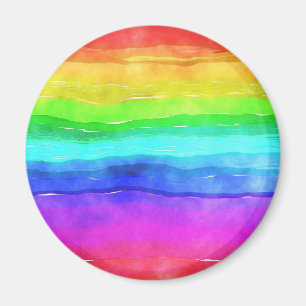 Painted Rainbow Magnet