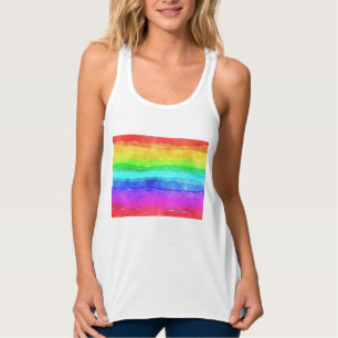 Painted Rainbow Singlet