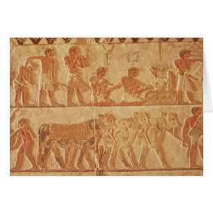Painted relief depicting