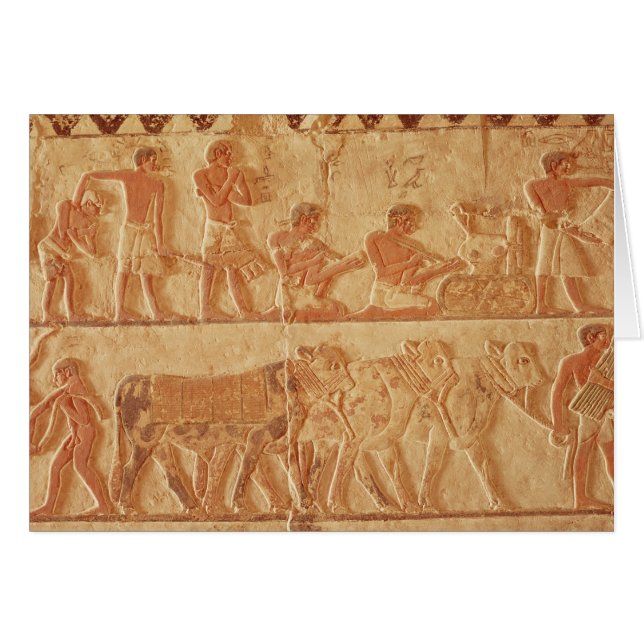 Painted relief depicting (Front Horizontal)