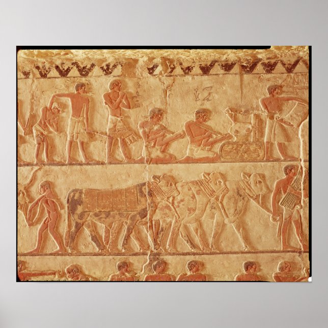 Painted relief depicting poster (Front)