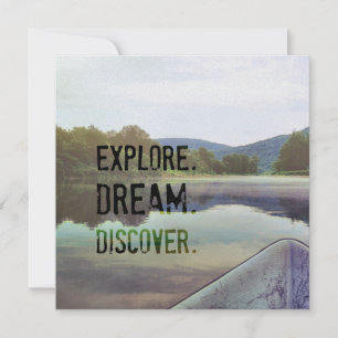 PAINTED RIVER 5.25 x 5.25 card