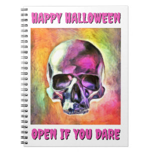 Painted skull. Customized Notebook