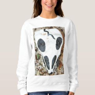 painted skull sweatshirt