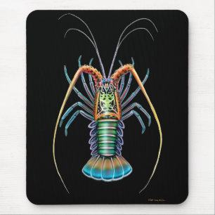 Painted Spiny Lobster Mousepad