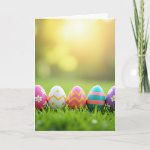 Painted Spring Eggs Card