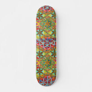 Painted Stars Skateboard