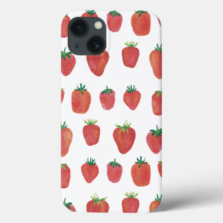 Painted Strawberries iPhone 13 Case