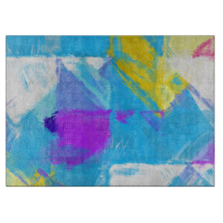 Painted texture cutting board